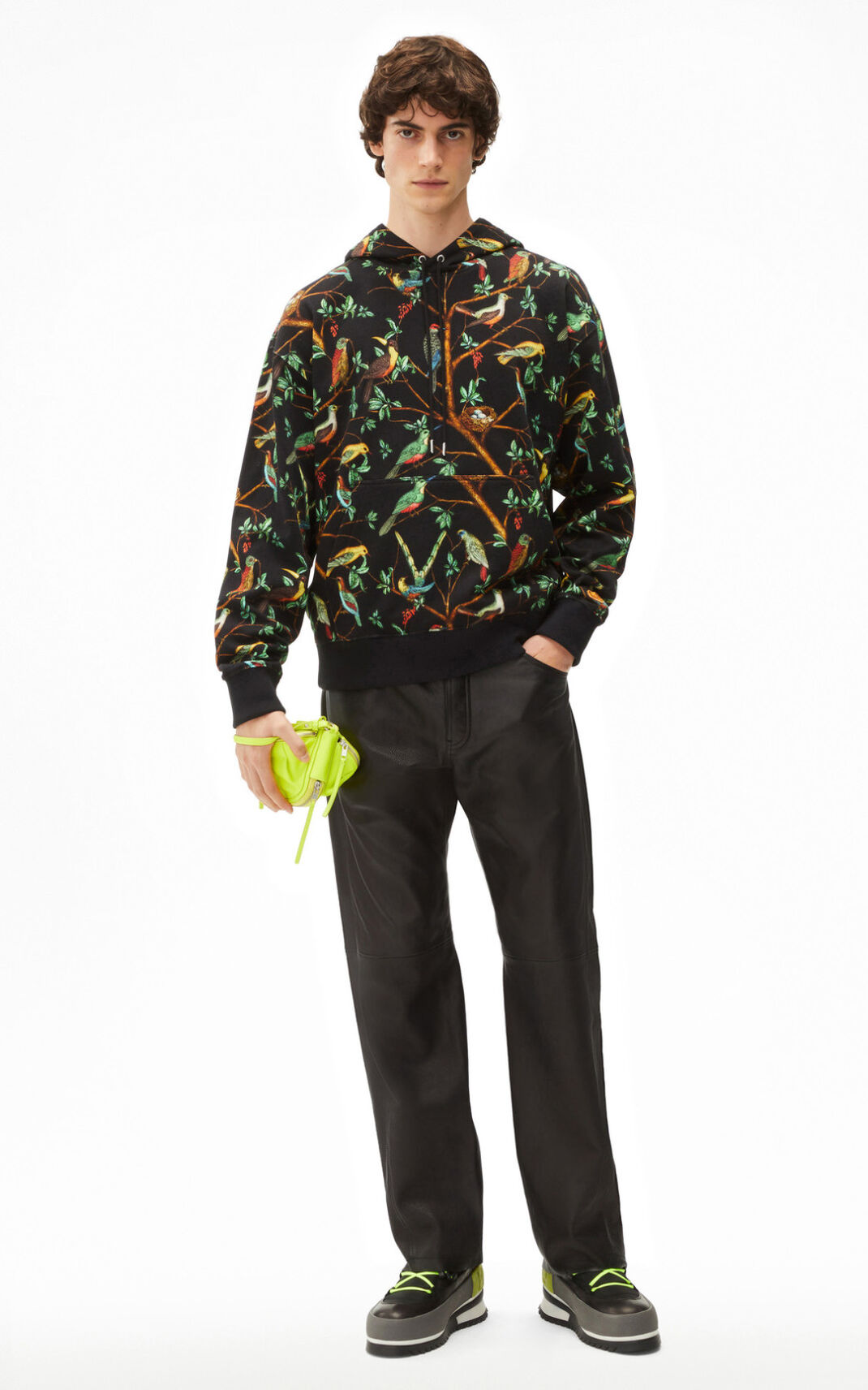 Sweatshirt Kenzo Tapestry of birds oversized Masculino - Pretas | 596CYKMVI